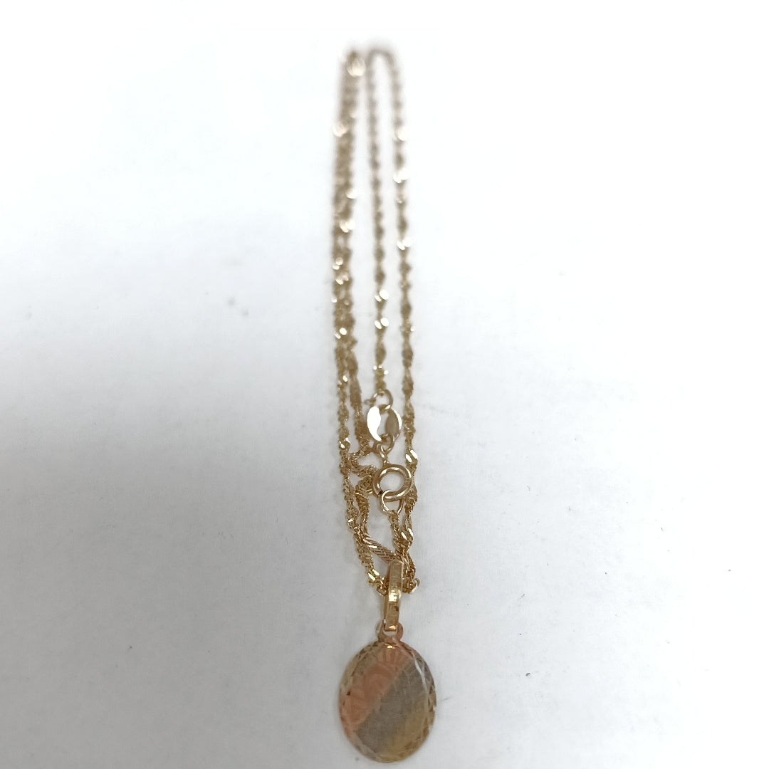 CADENA, DIJE ORO 10 K 1.2 GRMS (SEMINUEVO)