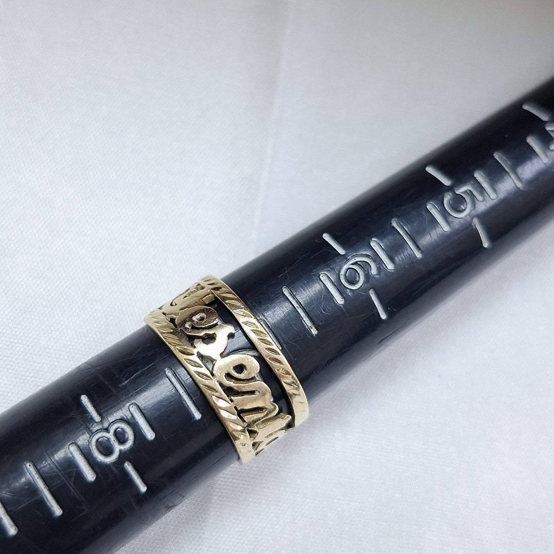 ANILLO ORO 10 K 3,40 GRMS (SEMINUEVO)