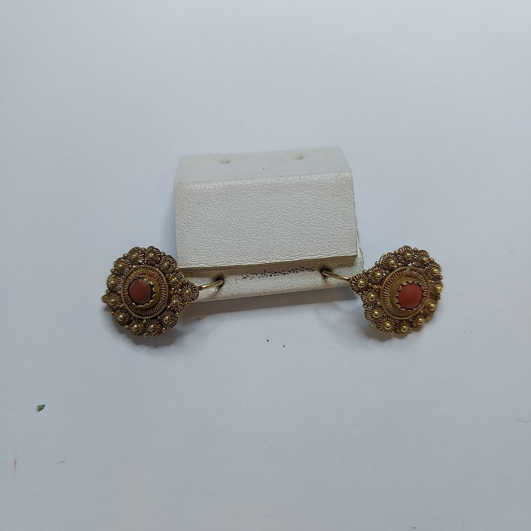 ARETES PAR ORO 8 K 3.4 GRMS (SEMINUEVO)