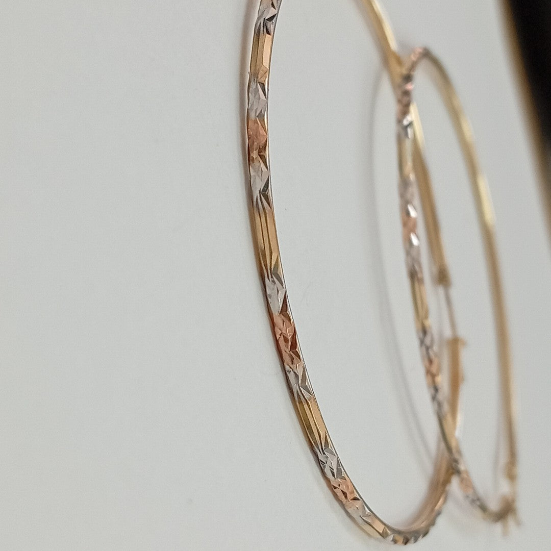 ARRACADAS PAR ORO 14 K 4.3 GRMS (SEMINUEVO)