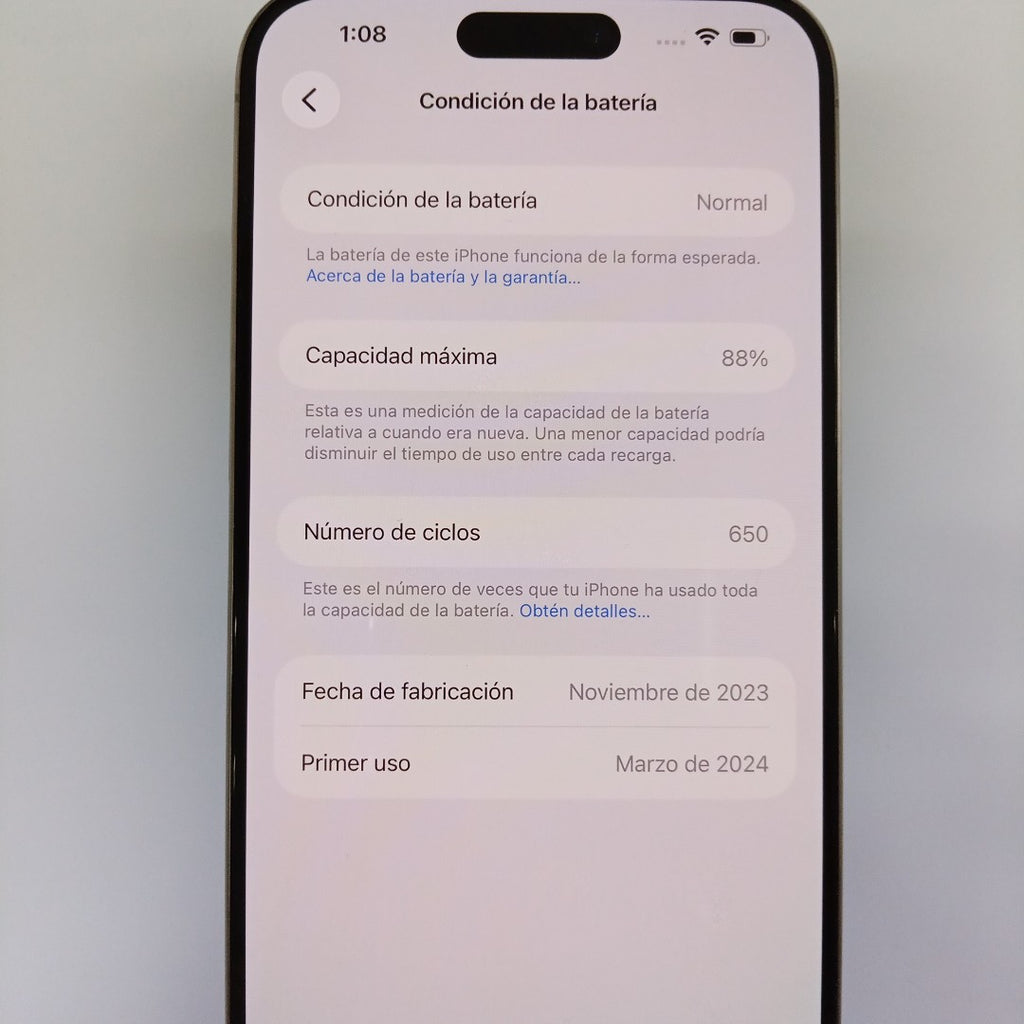 CELULAR APPLE IPHONE 15 PRO MAX A3105 (2023) 256 GB 8 GB RAM (SEMINUEVO)