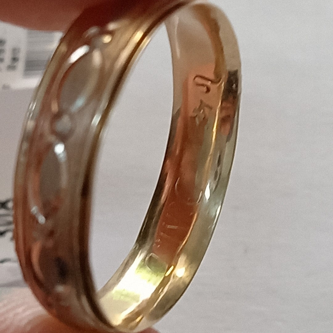 ARGOLLA ORO 14 K 3.4 GRMS (SEMINUEVO)