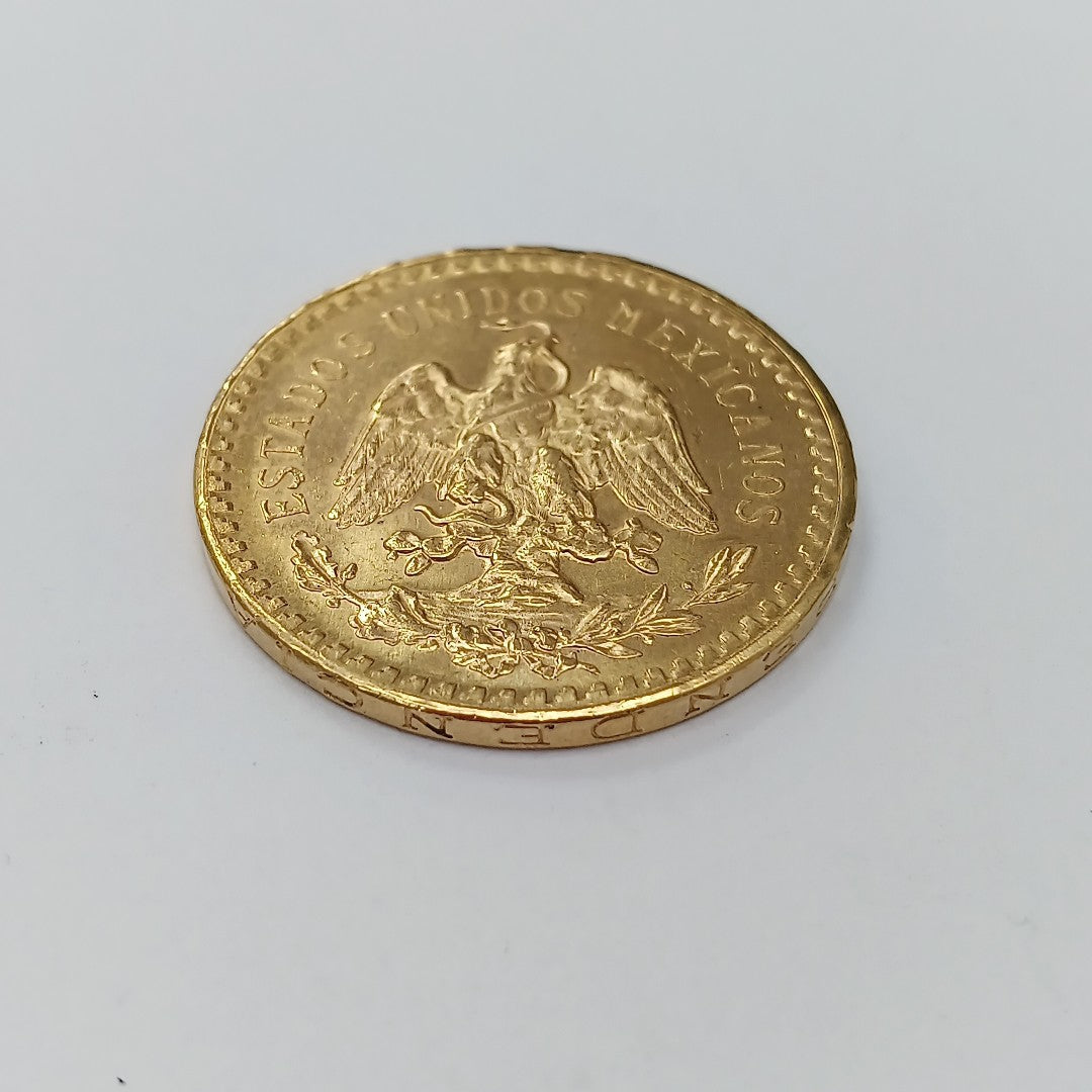 K1 41.6 GRMS 21 K IDENTIFICACIÓN MONEDA NOMINATIVA MONEDAS PESOS 50 PESO (SEMINUEVO)