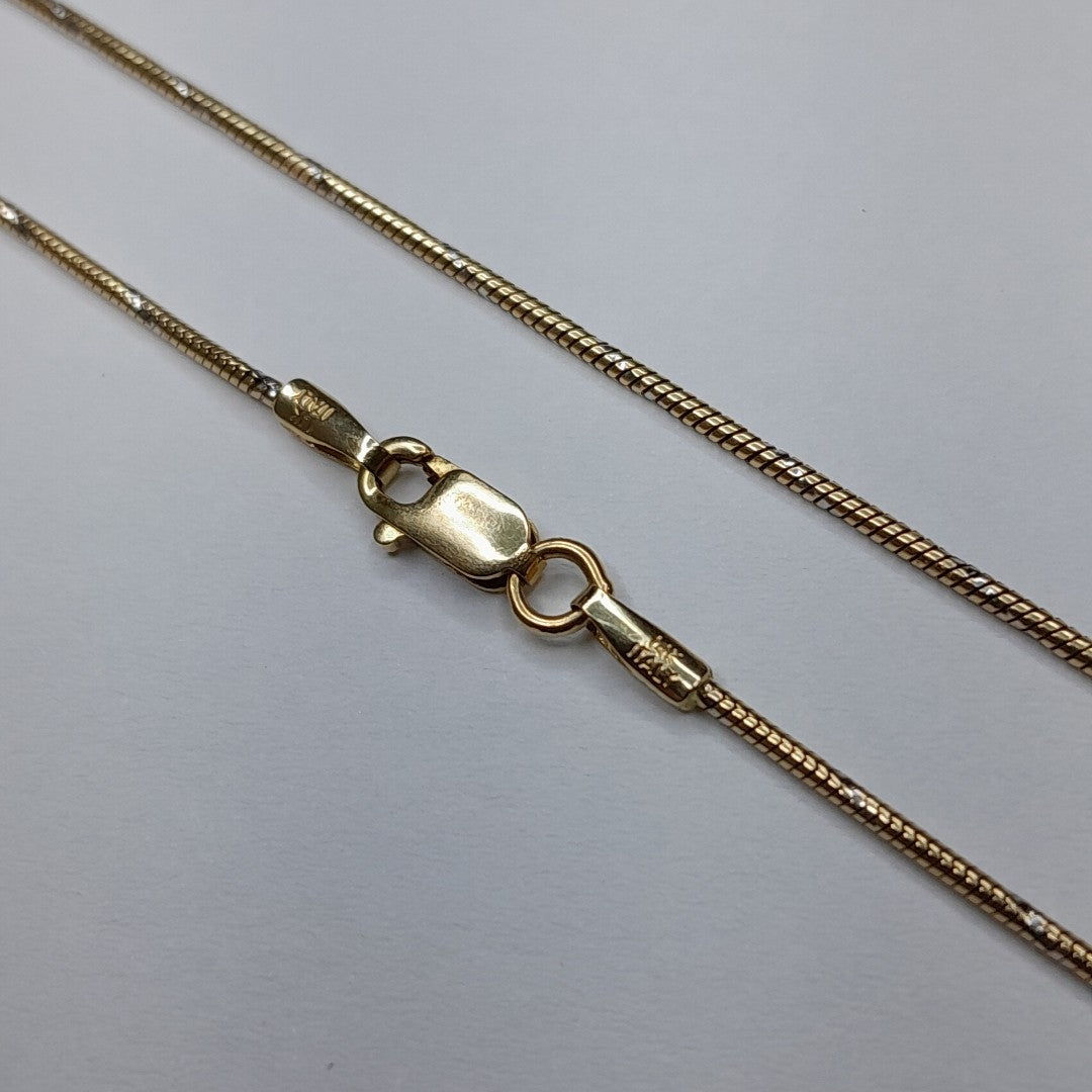 GARGANTILLA ORO 14 K 4.4 GRMS (SEMINUEVO)