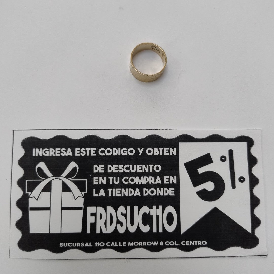 ANILLITO ORO 14 K 3.3 GRMS (SEMINUEVO)