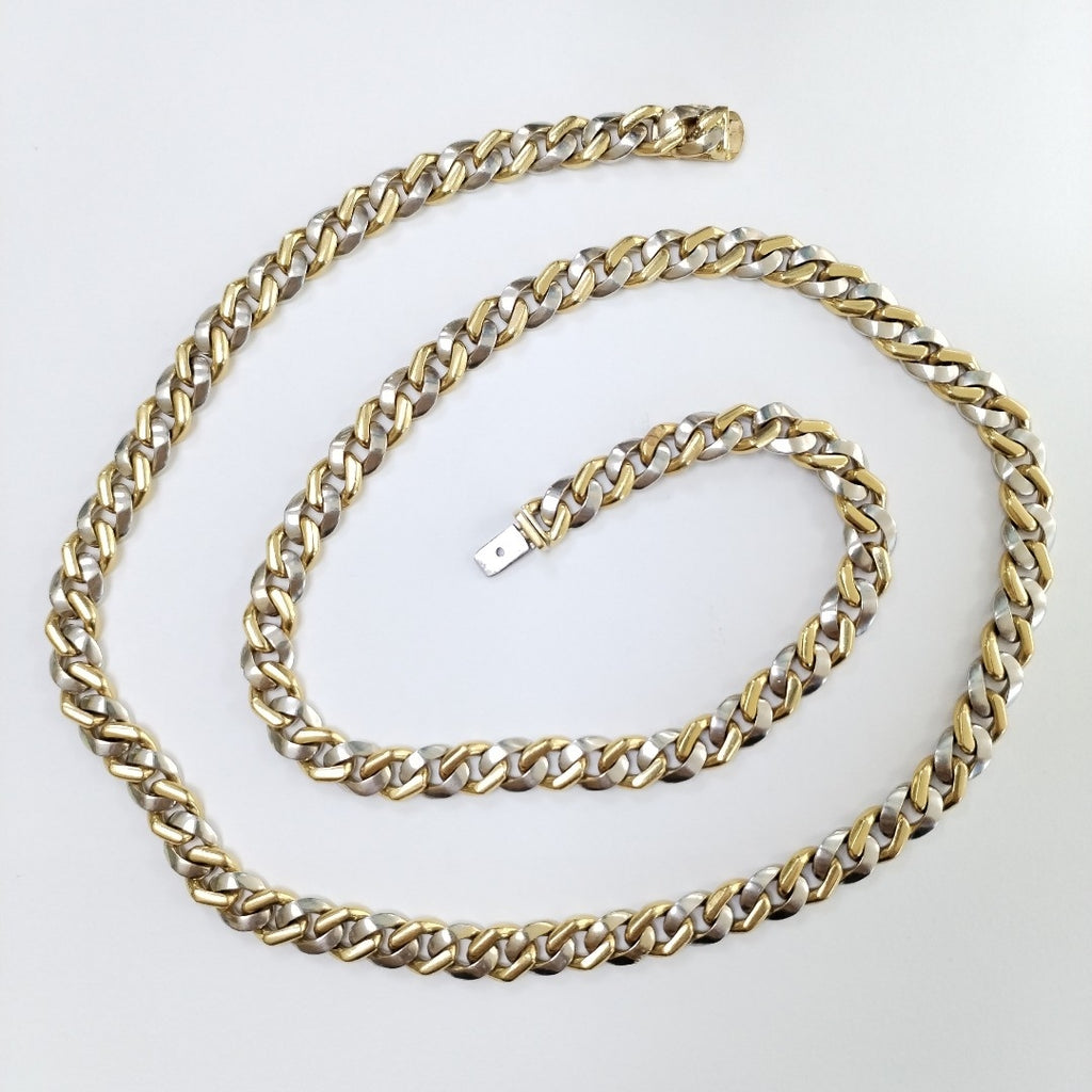 CADENA ORO COMBINADO 18 K 134.3 GRMS (SEMINUEVO)