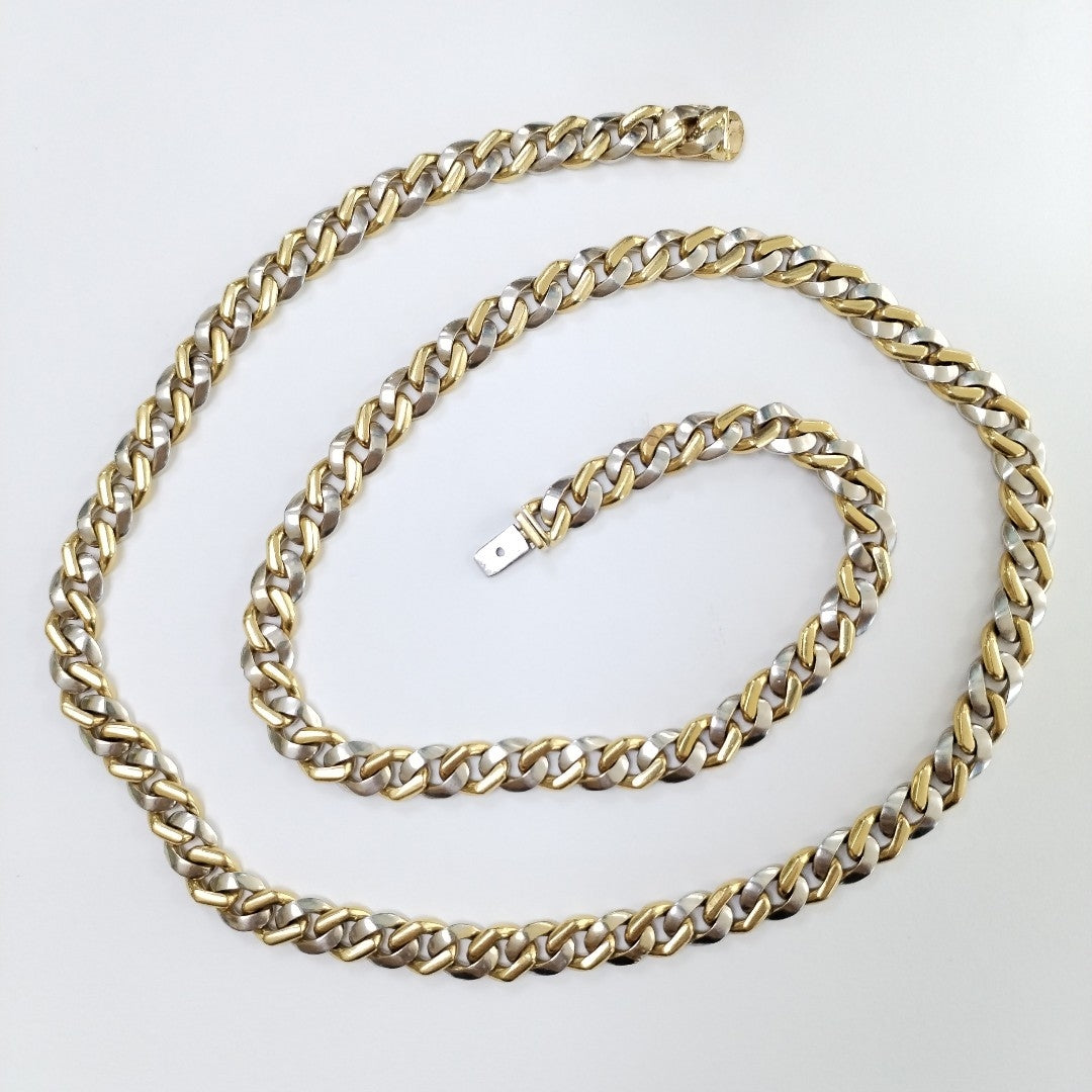 CADENA ORO COMBINADO 18 K 134.3 GRMS (SEMINUEVO)