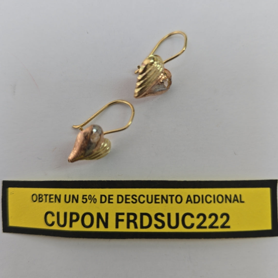 ARETES PAR ORO 10 K 1,50 GRMS (SEMINUEVO)