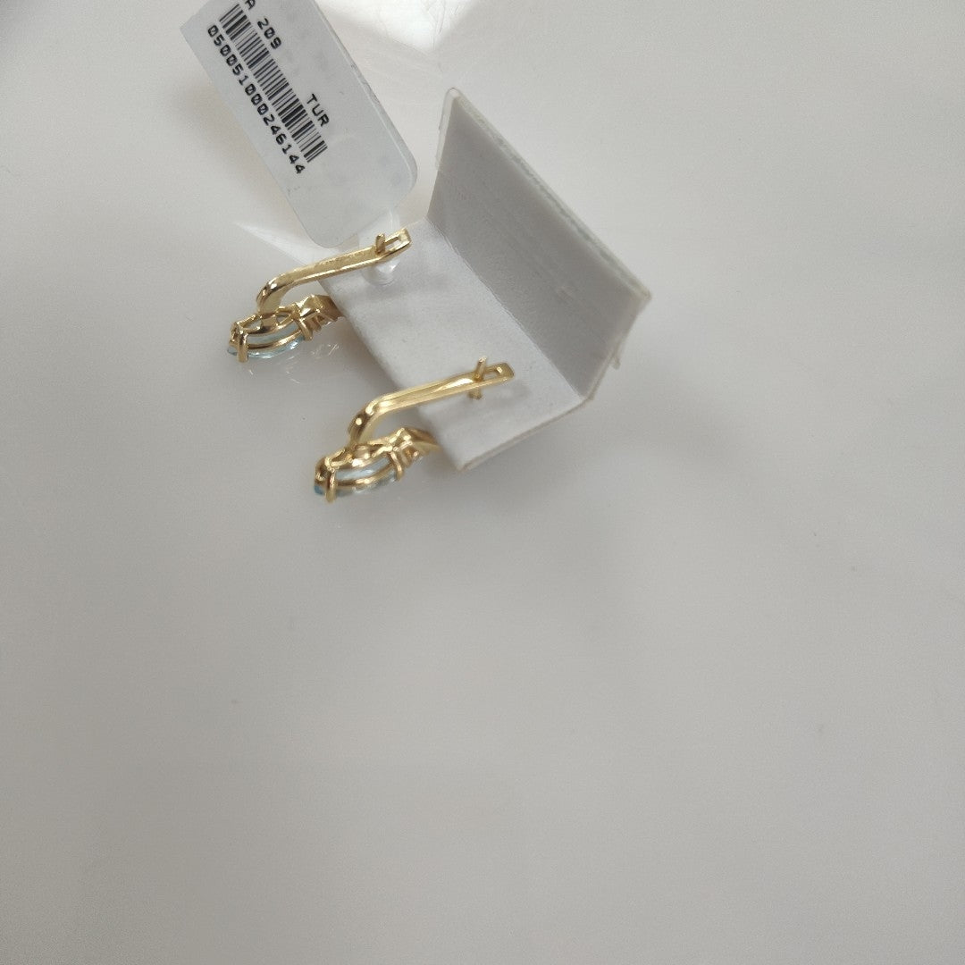 BROQUELES ORO 14K 3.6 (NUEVO)