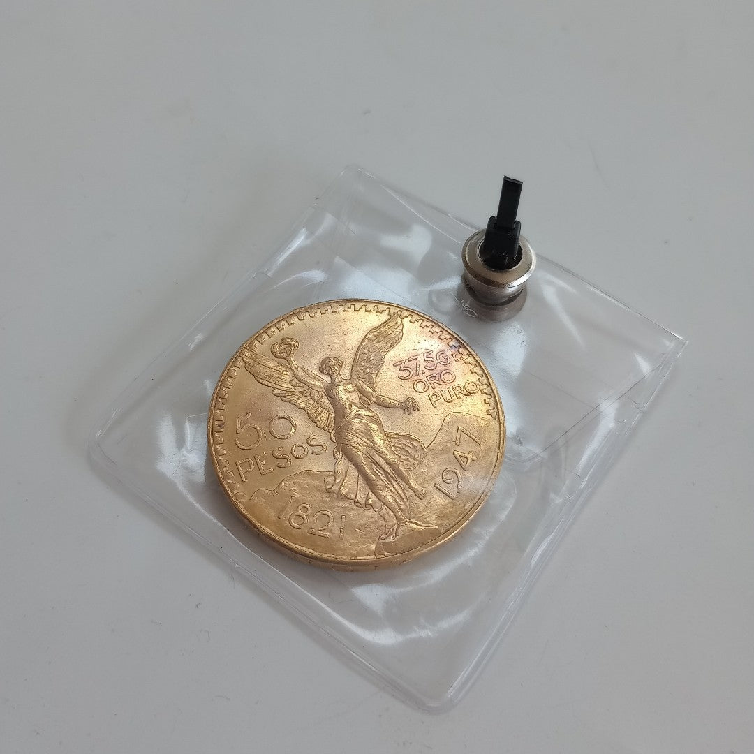 K1 41.6 GRMS 21 K IDENTIFICACIÓN MONEDA NOMINATIVA MONEDAS PESOS 50 PES (SEMINUEVO)