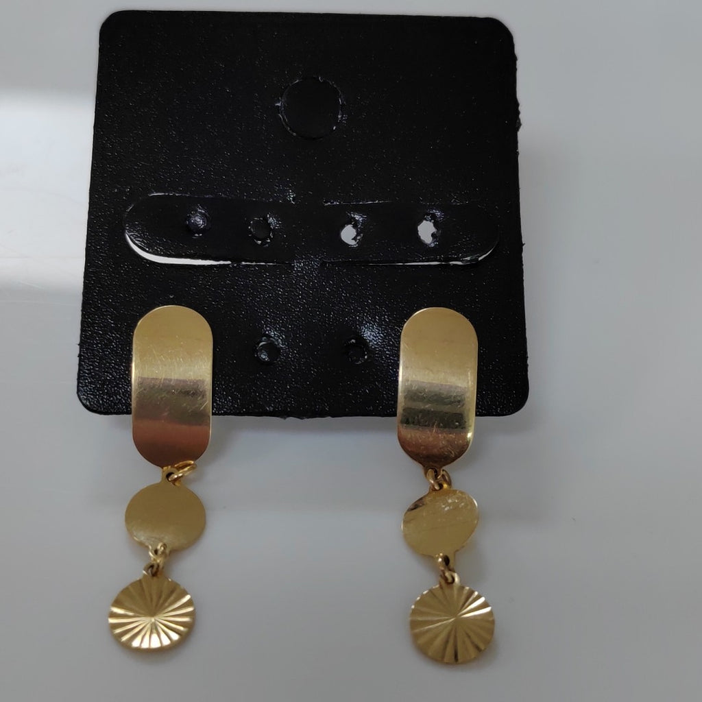ARETES PAR ORO 14 K 2.8 GRMS (SEMINUEVO)
