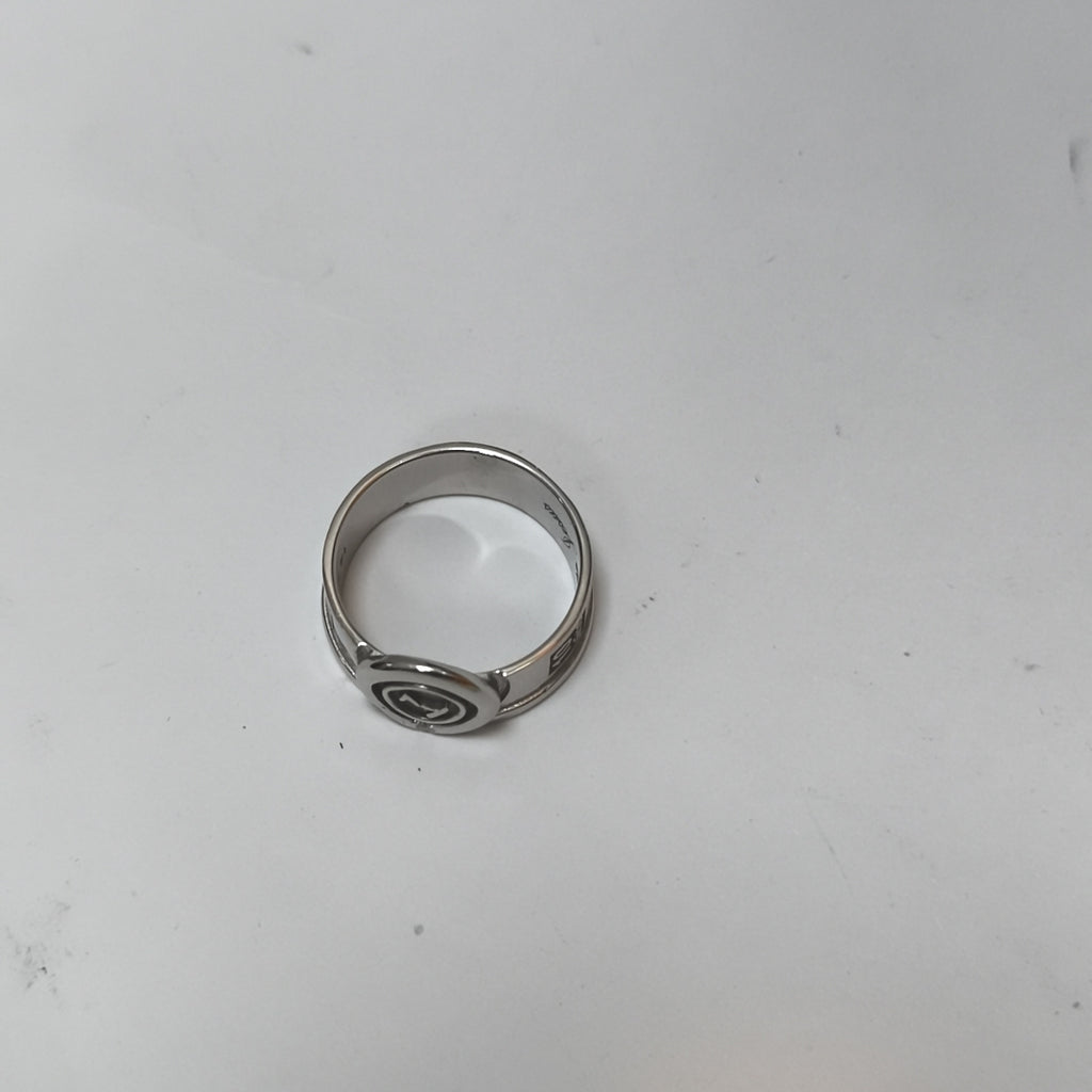ANILLO ORO BLANCO 14 K 7.3 GRMS (SEMINUEVO)