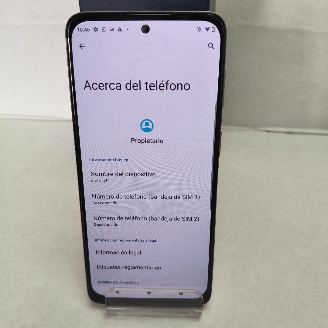 CELULAR MOTOROLA MOTO G42 XT2233-1 128 GB 4 GB RAM (SEMINUEVO)