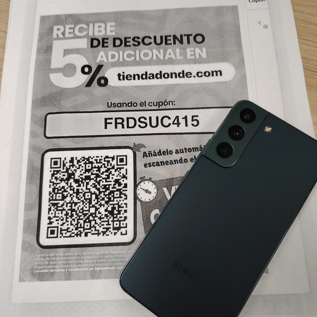 CELULAR SAMSUNG GALAXY S22 SM-S901E 256 GB 8 GB RAM (SEMINUEVO)