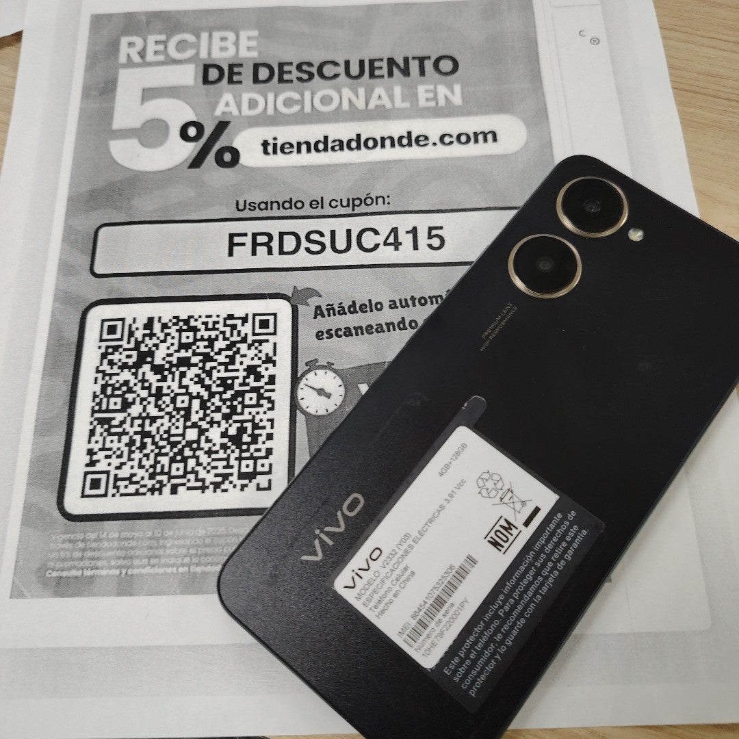 CELULAR VIVO Y03 V2332 (2024) 128 GB 4 GB RAM (SEMINUEVO)