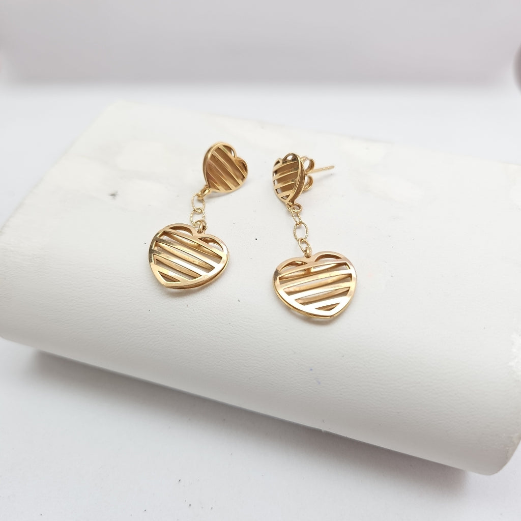 ARETES PAR ORO 10 K 3,50 GRMS (SEMINUEVO)
