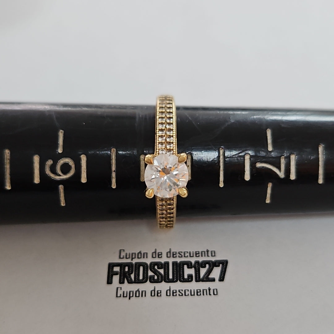 SOLITARIO ORO 10 K 2.6 GRMS (SEMINUEVO)