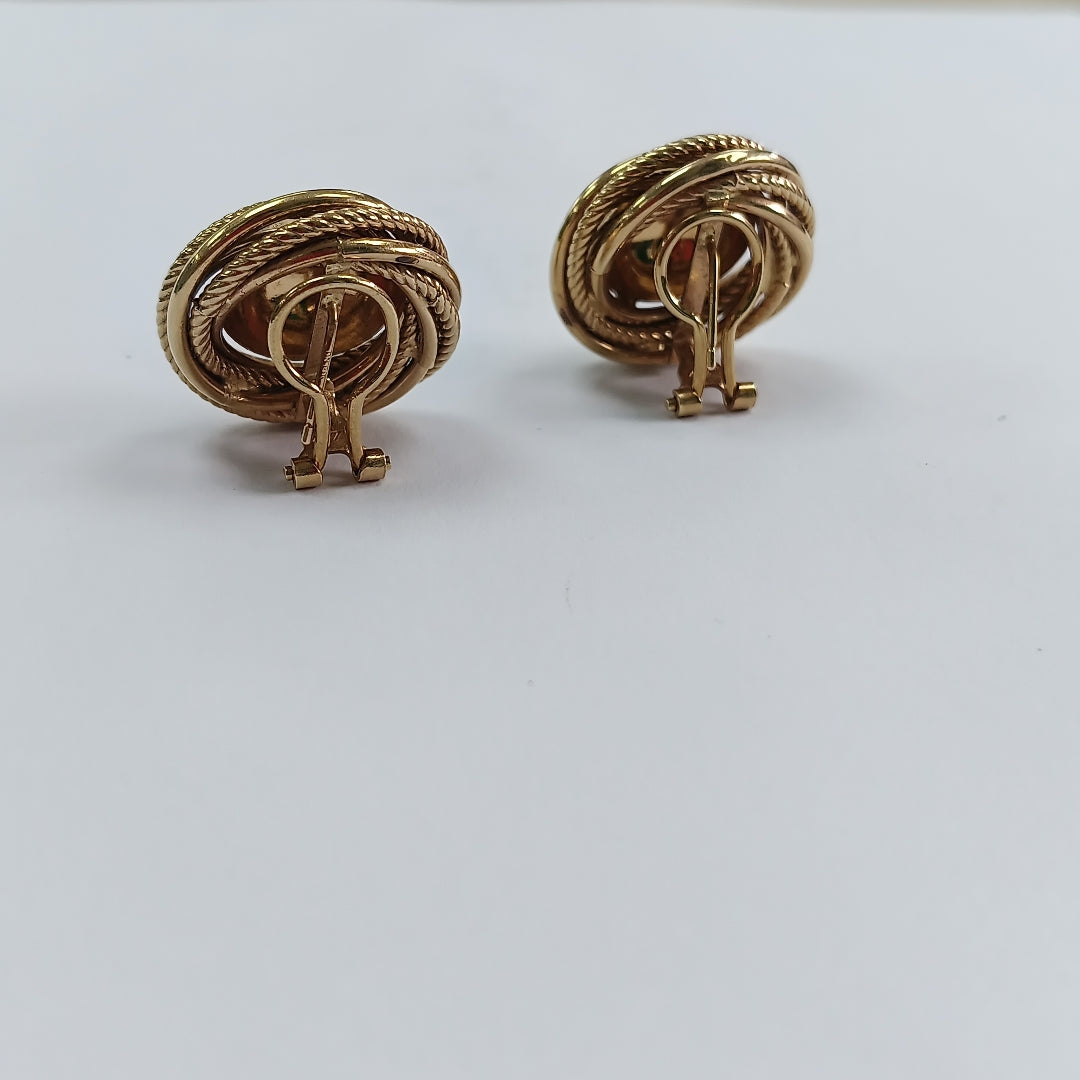 ARETES PAR ORO 14 K 8.8 GRMS (SEMINUEVO)