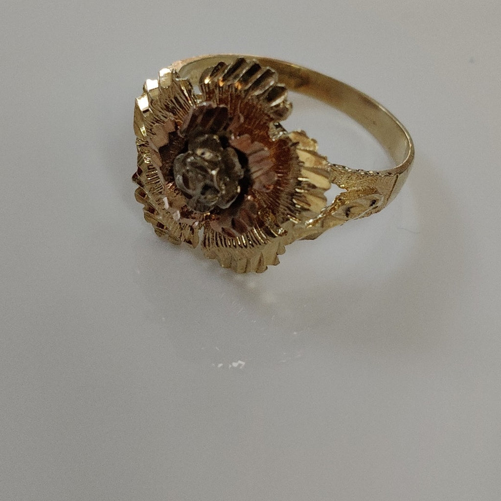 ANILLITO ORO COMBINADO 14 K 3,50 GRMS (SEMINUEVO)