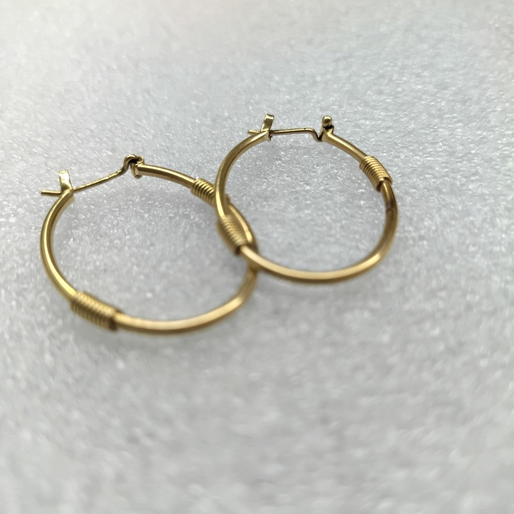 ARRACADAS PAR ORO 14 K 2.9 GRMS (SEMINUEVO)