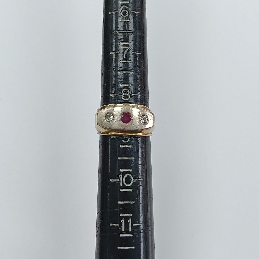 ANILLO ORO 10 K 10.6 GRMS (SEMINUEVO)