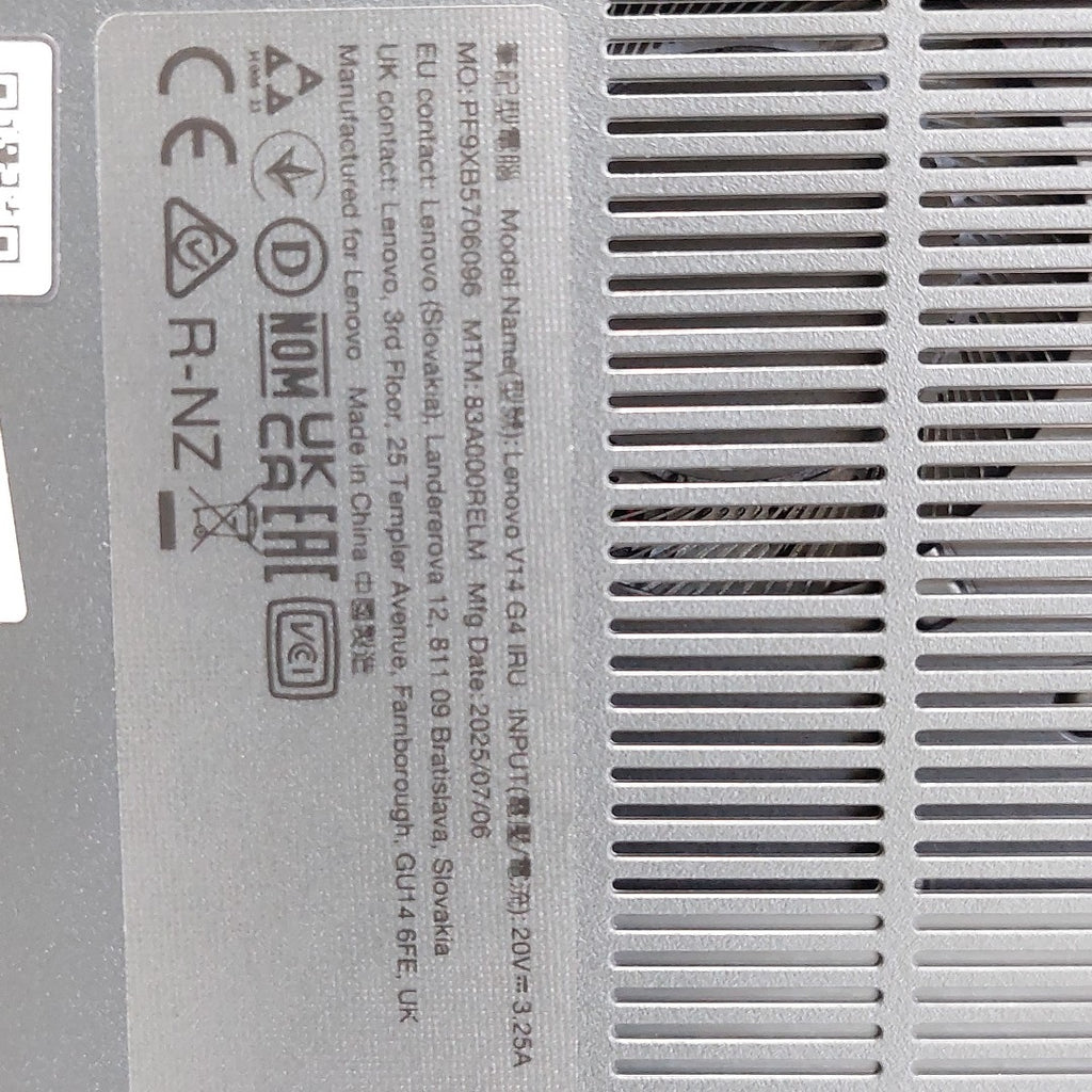 LAPTOP LENOVO V14 G4 IRU (2025) 256 GB SSD 16 GB RAM (SEMINUEVO)