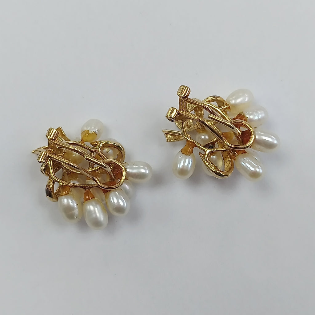 ARETES PAR ORO 14 K 9.1 GRMS (SEMINUEVO)