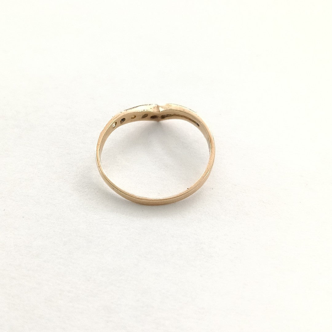 ANILLITO,ARRACADAS PAR ORO 14 K 1,50 GRMS (SEMINUEVO)