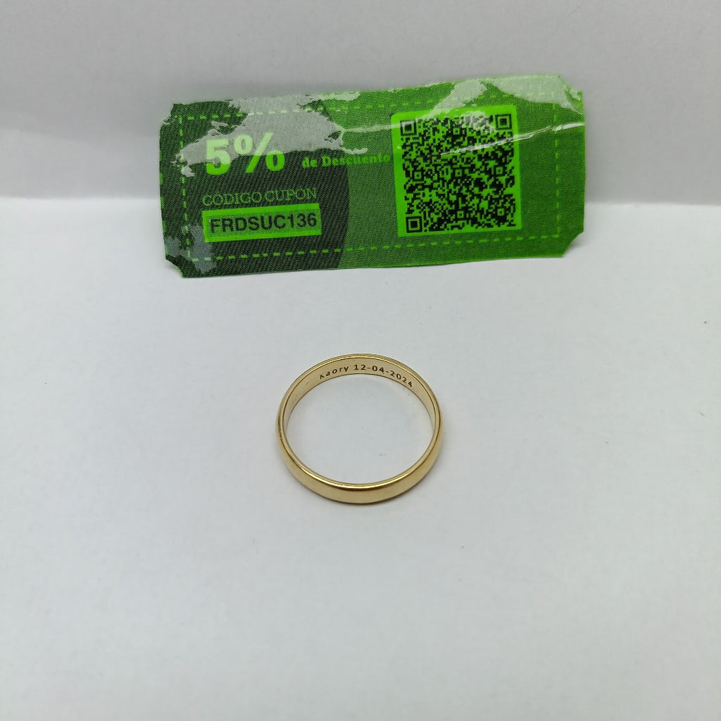 ARGOLLA ORO 14 K 3,90 GRMS (SEMINUEVO)