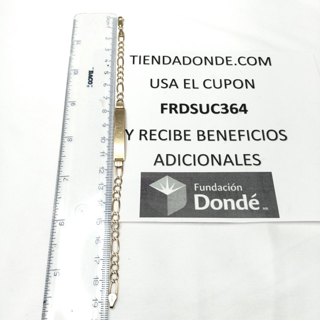 ESCLAVA ORO 14 K 6.8 GRMS (SEMINUEVO)