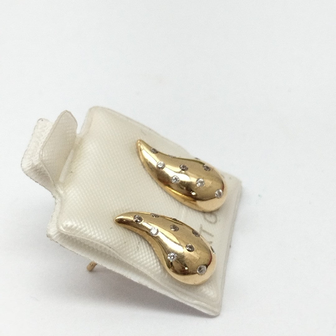 BROQUELES ORO 14K 2 (NUEVO)