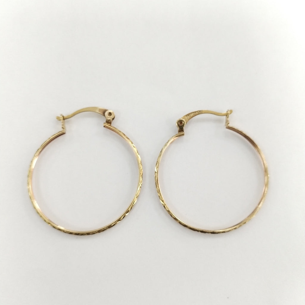 ARRACADAS PAR ORO,ORO COMBINADO 10 K 2,20 GRMS (SEMINUEVO)
