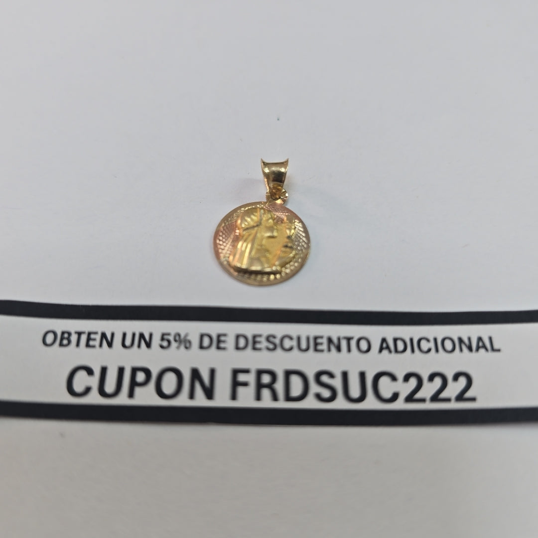 MEDALLA RELIGIOSA ORO 10 K 1,00 GRMS (SEMINUEVO)
