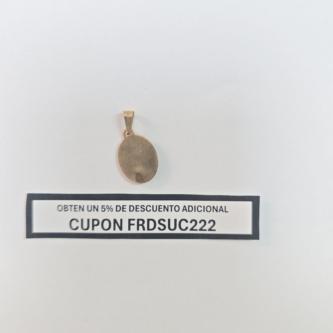 MEDALLA RELIGIOSA ORO 10 K 0,60 GRMS (SEMINUEVO)