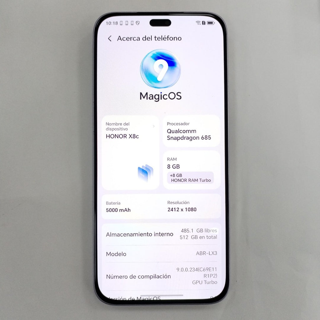 CELULAR HONOR X8C ABR-LX3 (2025) 512 GB 8 GB RAM (SEMINUEVO)