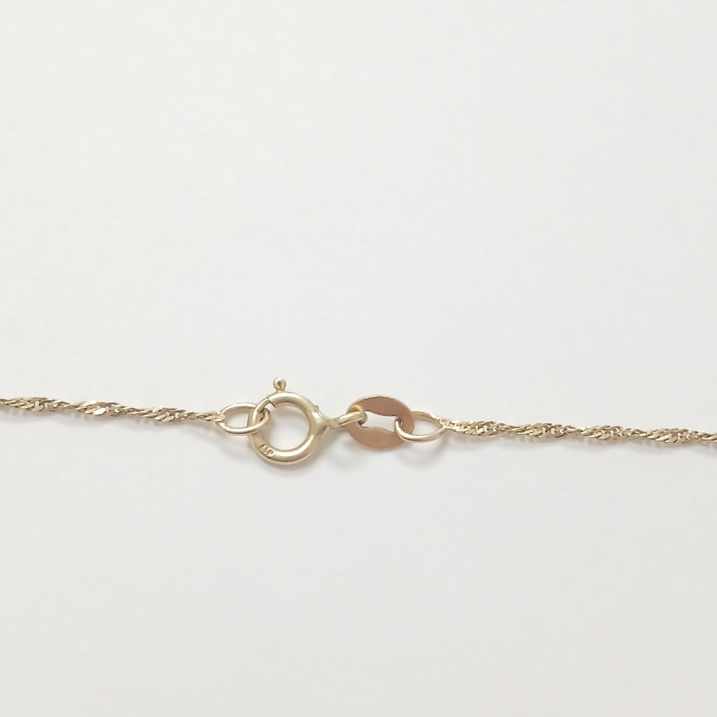 CADENA, DIJE ORO 10 K 1.6 GRMS (SEMINUEVO)