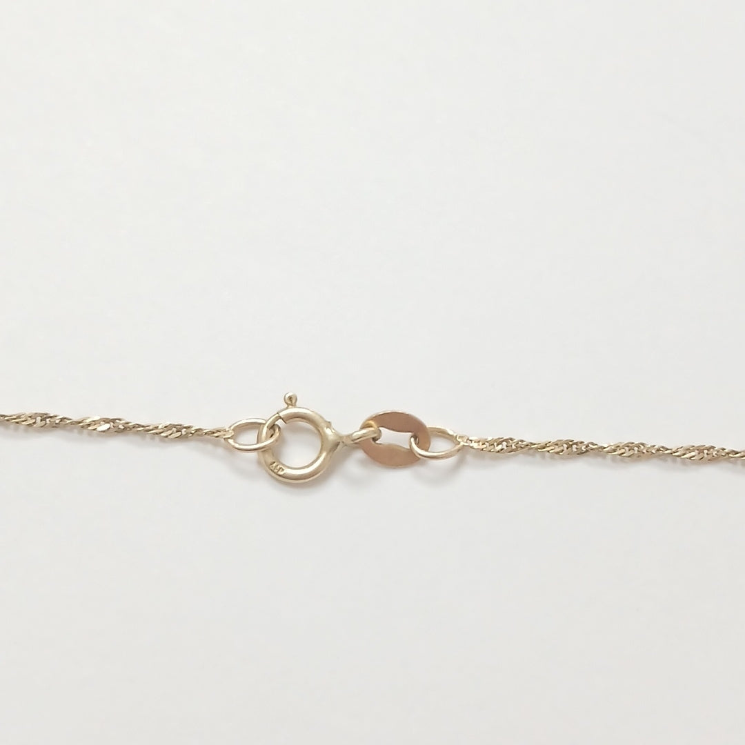 CADENA, DIJE ORO 10 K 1.6 GRMS (SEMINUEVO)