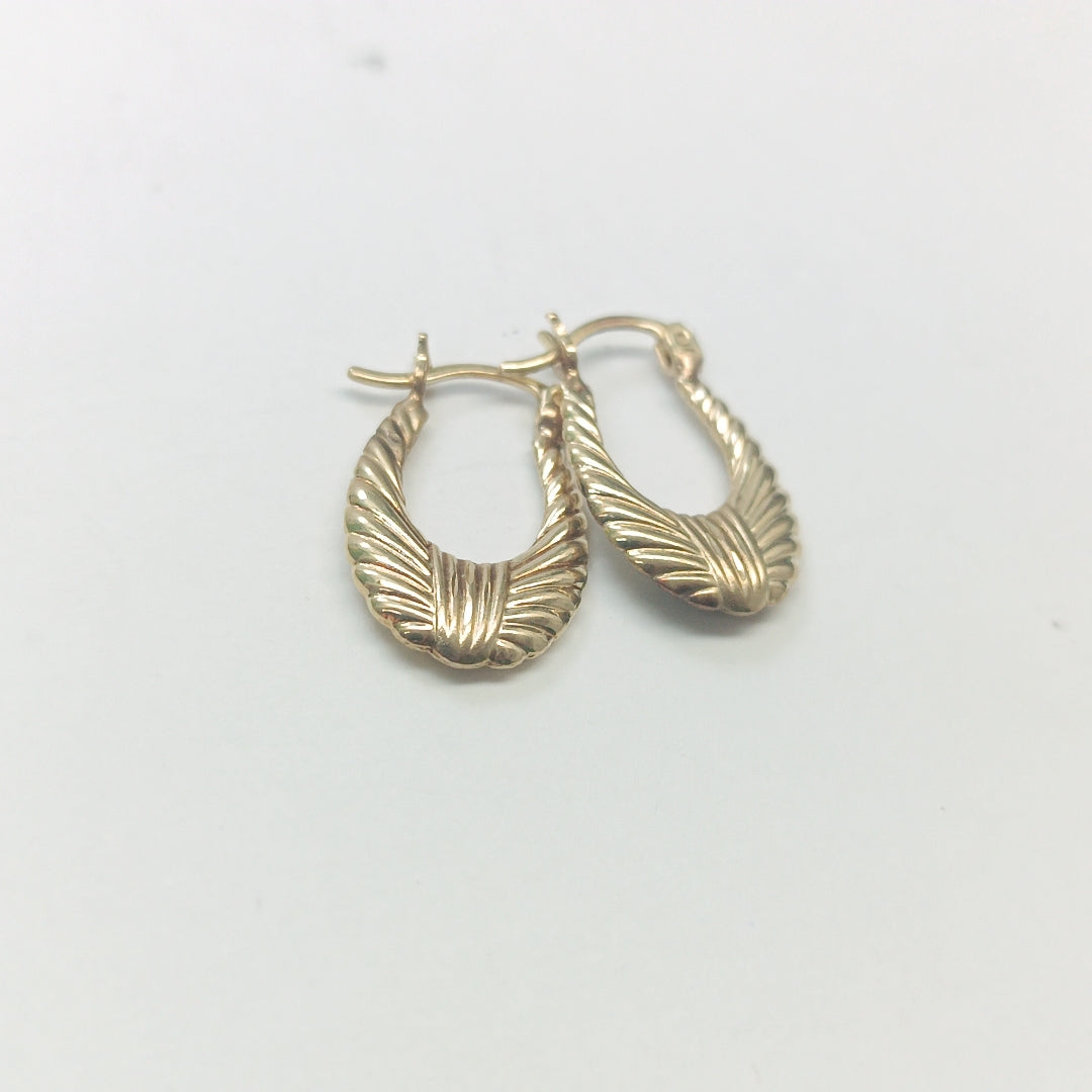 ARRACADAS PAR ORO 10 K 1.3 GRMS (SEMINUEVO)