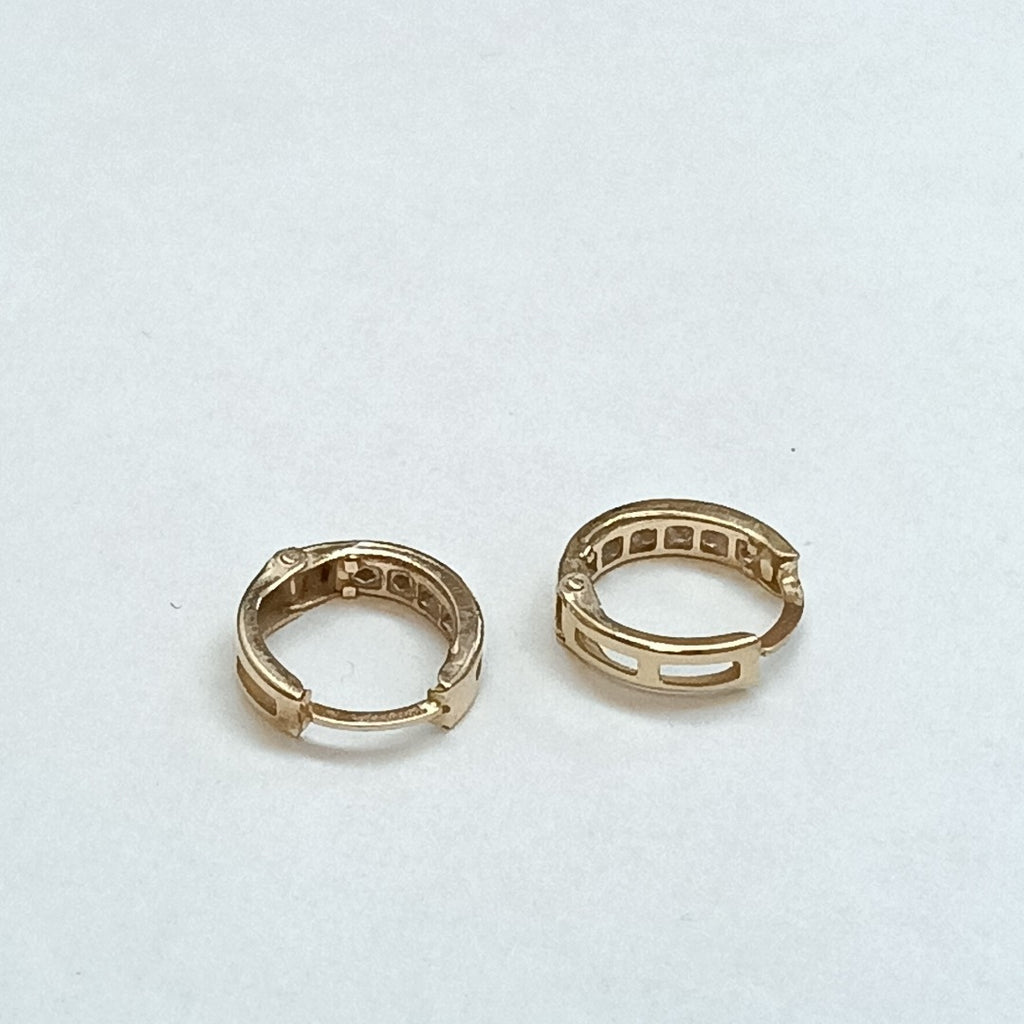 ARRACADAS PAR ORO 14 K 0.8 GRMS (SEMINUEVO)