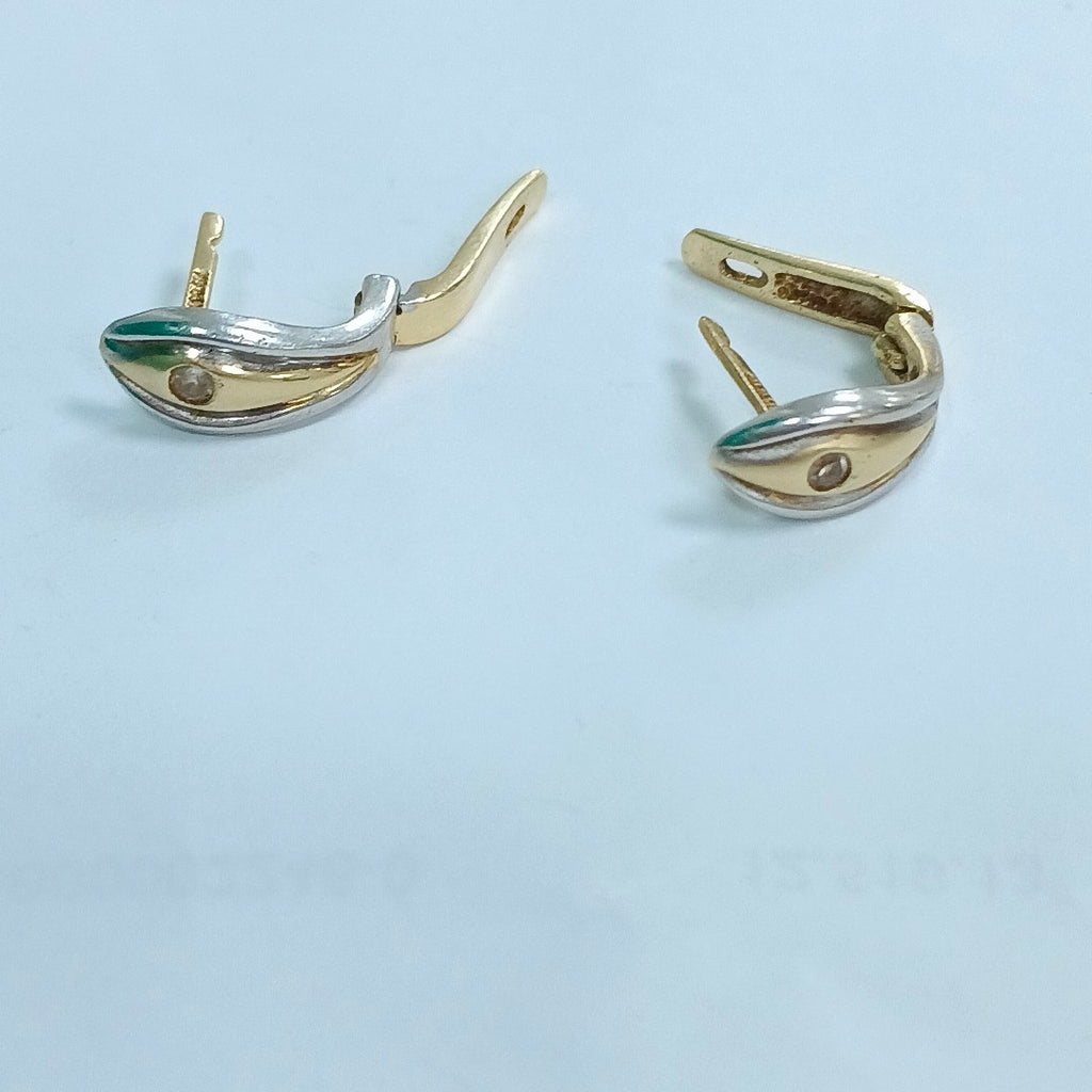 ARRACADAS PAR ORO 14 K 3.1 GRMS (SEMINUEVO)
