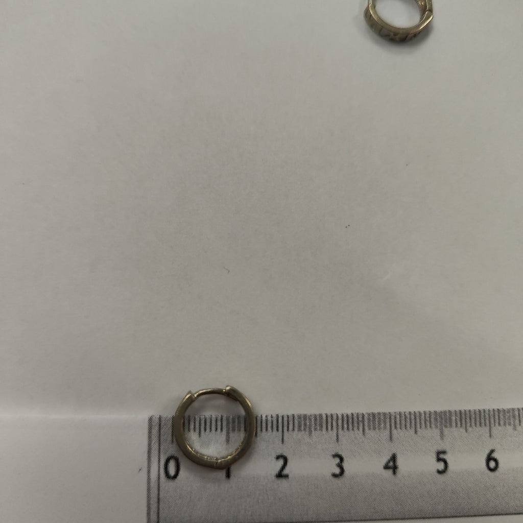 ARETES PAR ORO BLANCO 14 K 2,00 GRMS (SEMINUEVO)