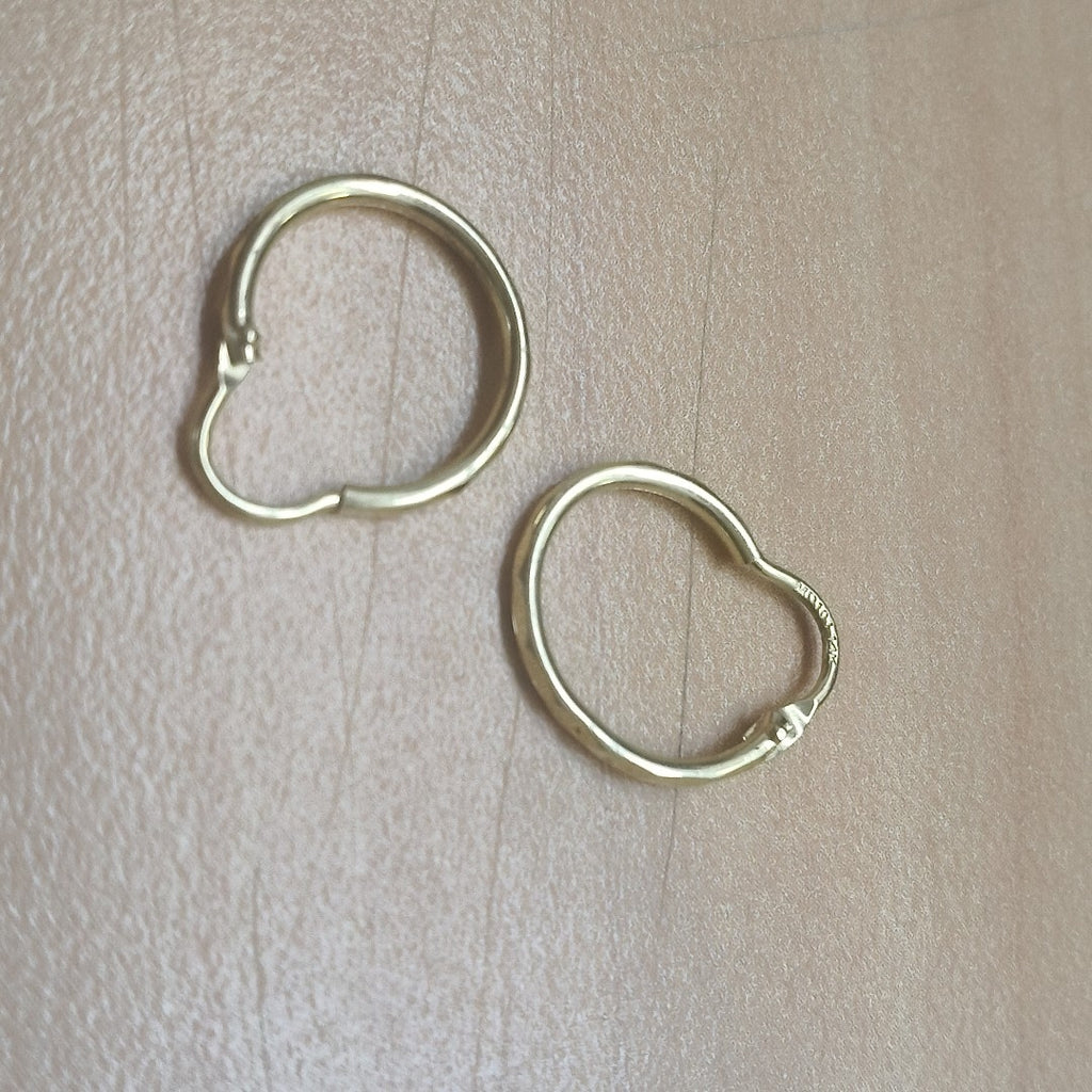 ARRACADAS PAR ORO 14 K 0.8 GRMS (SEMINUEVO)