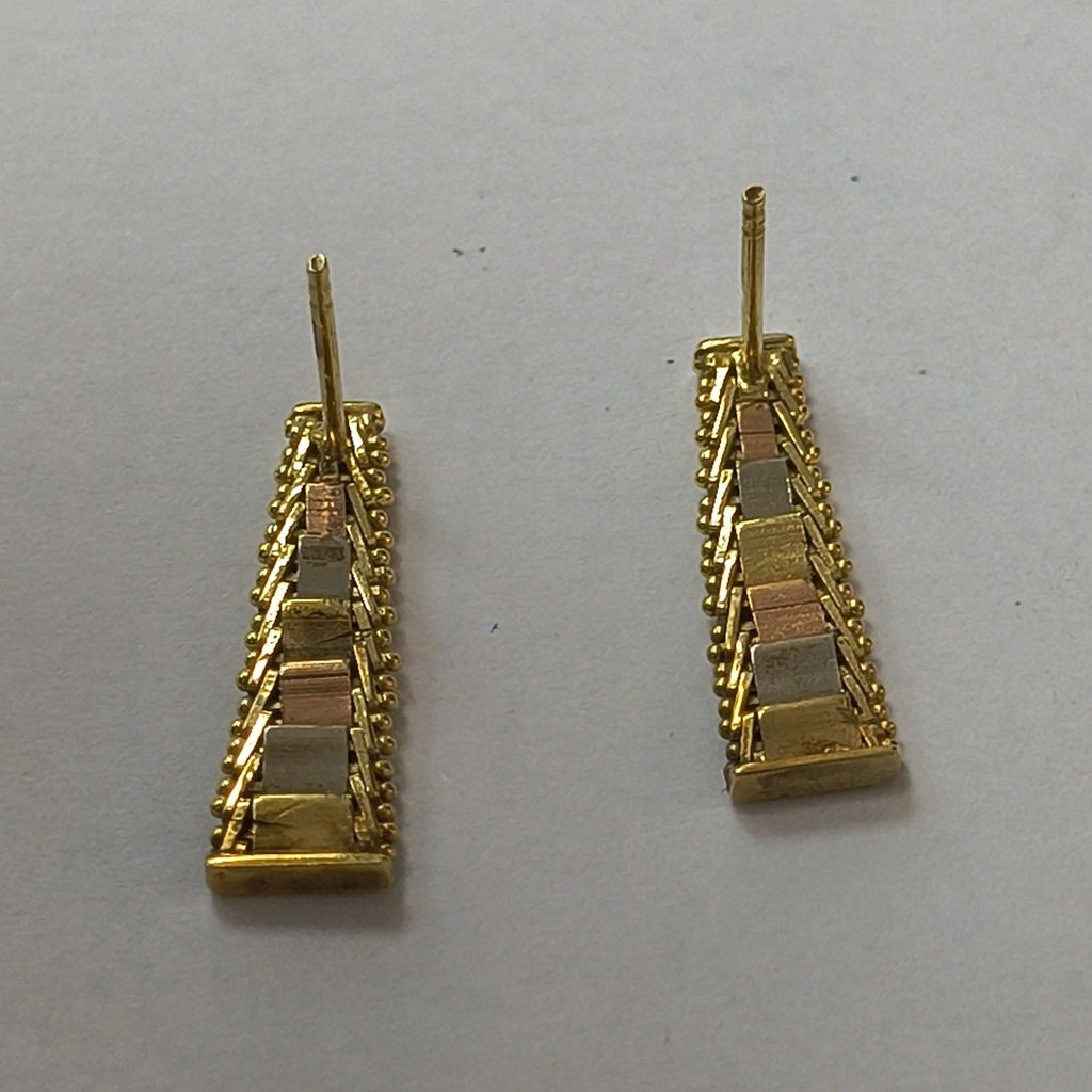 ARETES PAR ORO 14 K 2,50 GRMS (SEMINUEVO)