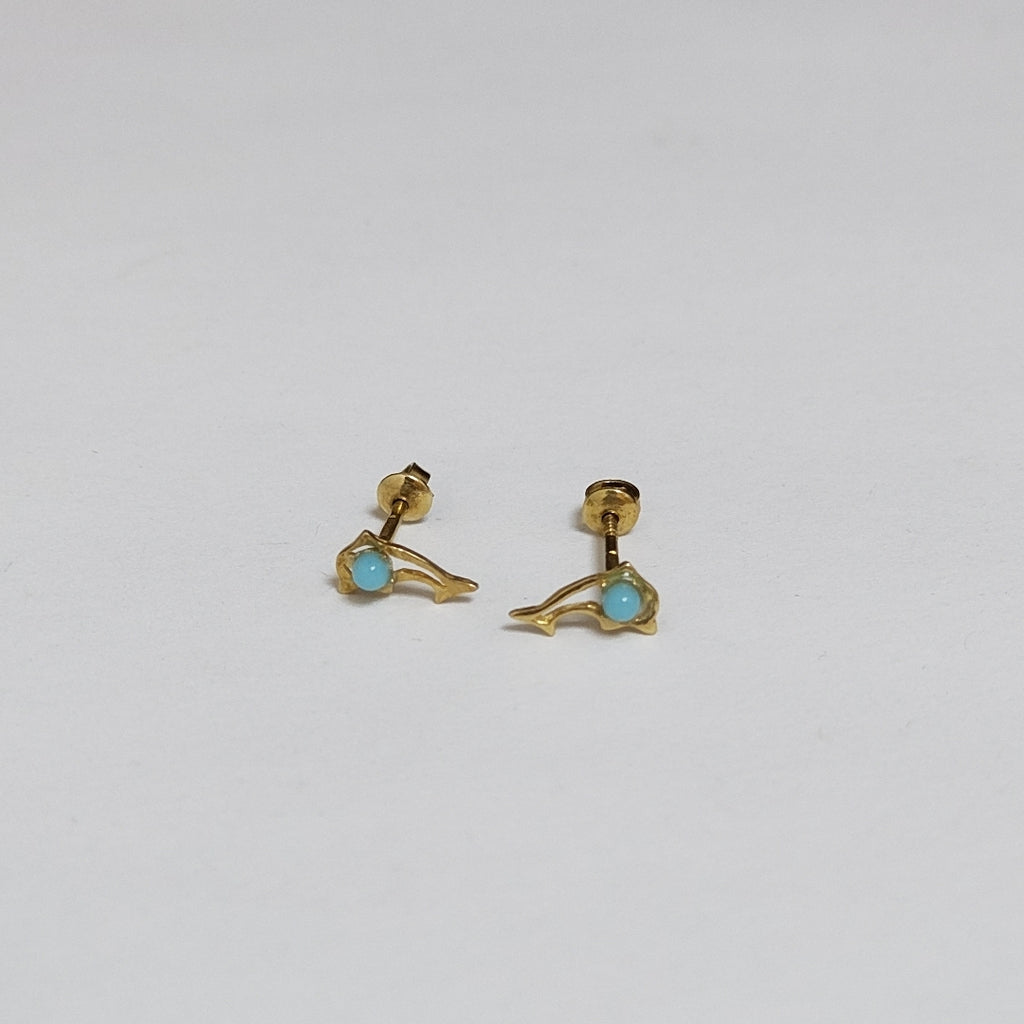 ARETES PAR ORO 14 K 0,50 GRMS (SEMINUEVO)