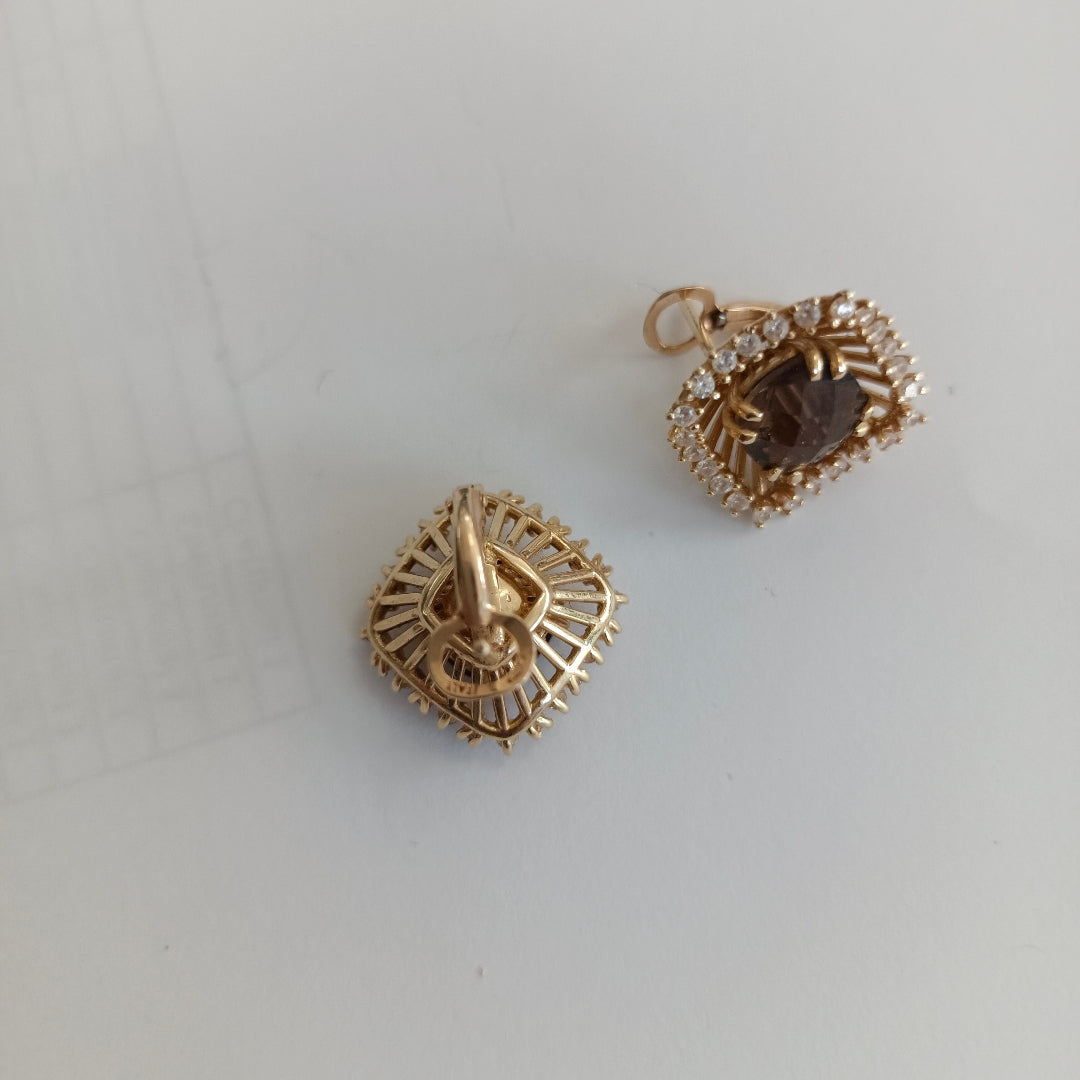 ARETES PAR ORO 14 K 7 GRMS (SEMINUEVO)