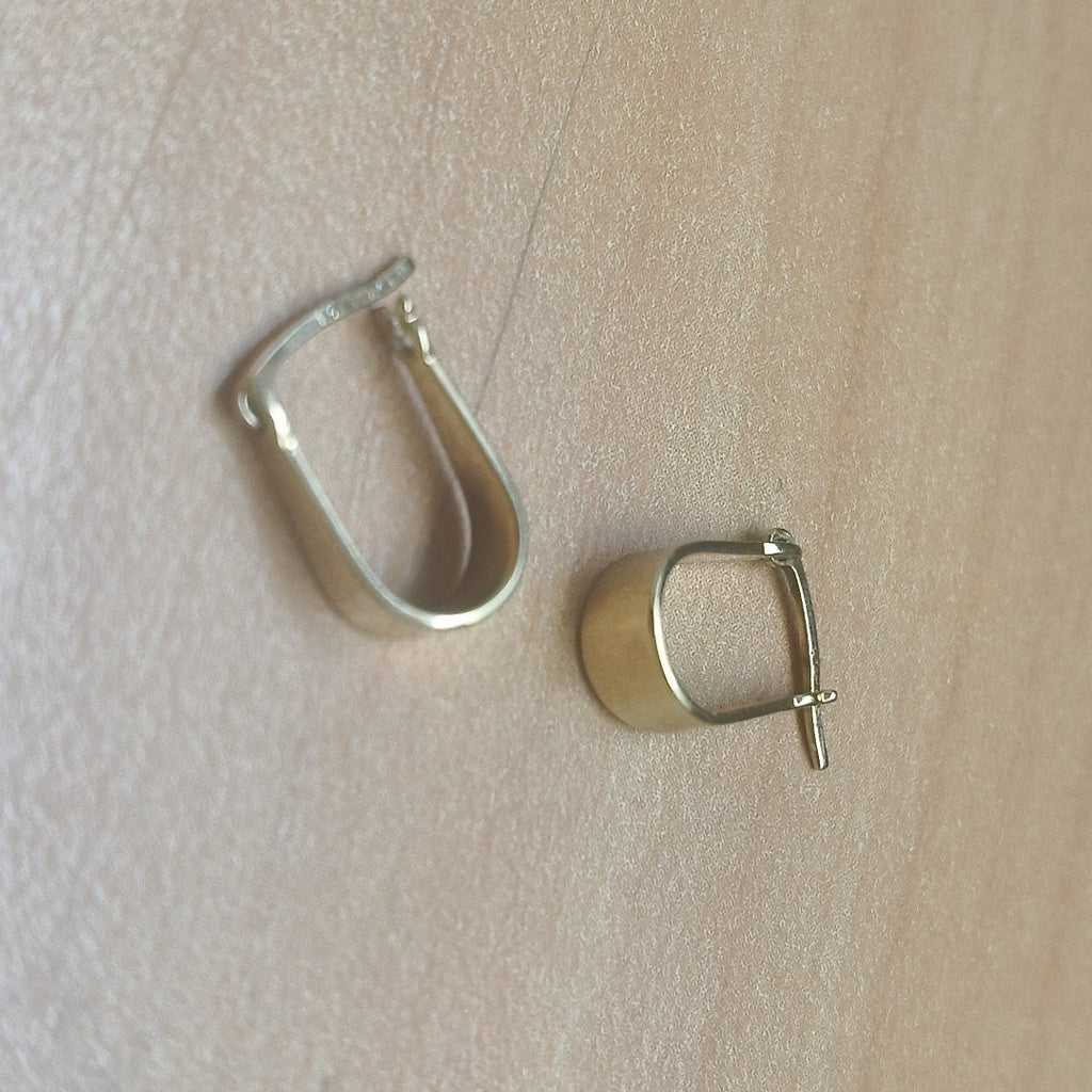 ARETES PAR ORO 14 K 1.1 GRMS (SEMINUEVO)