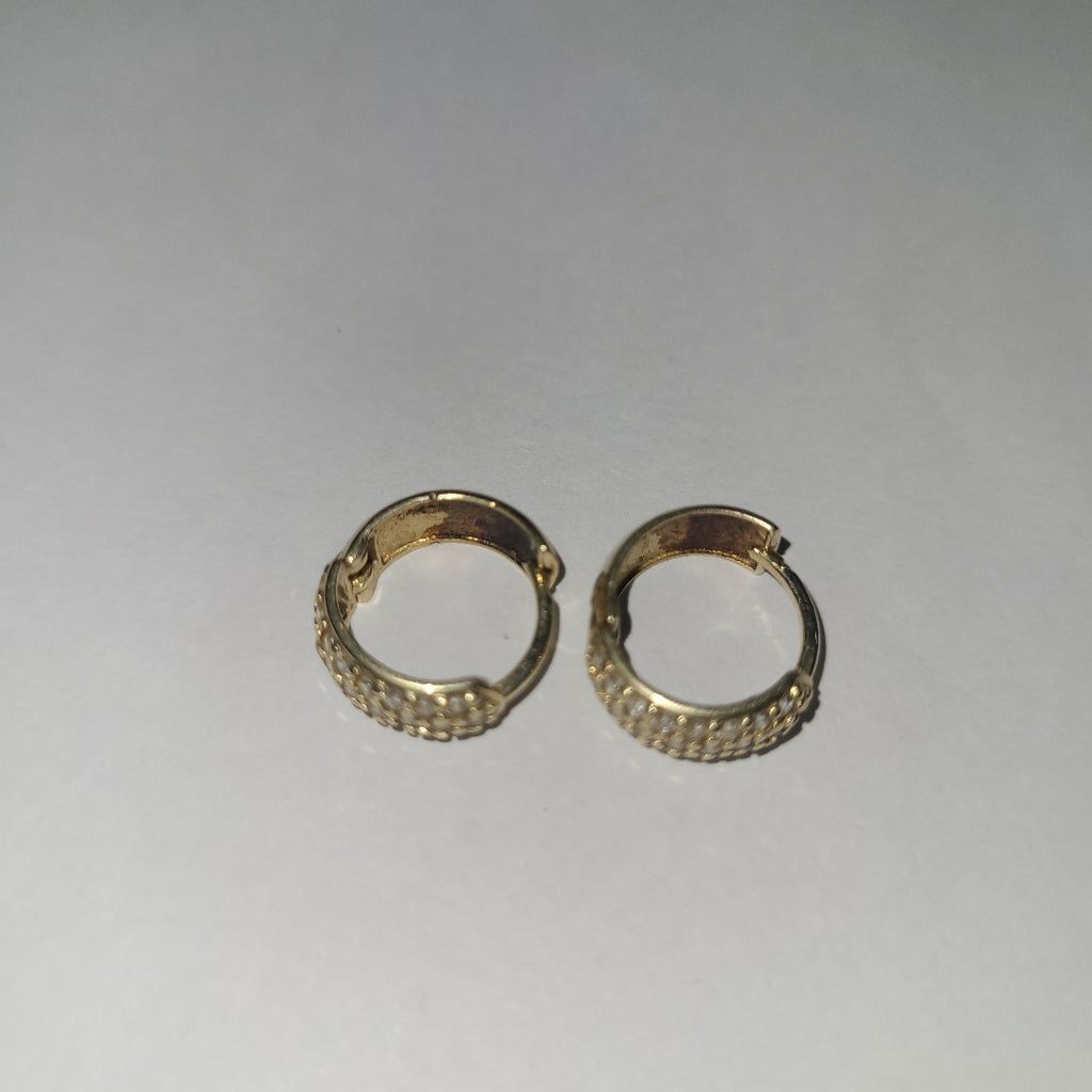 ARRACADAS PAR ORO 14 K 2.6 GRMS (SEMINUEVO)