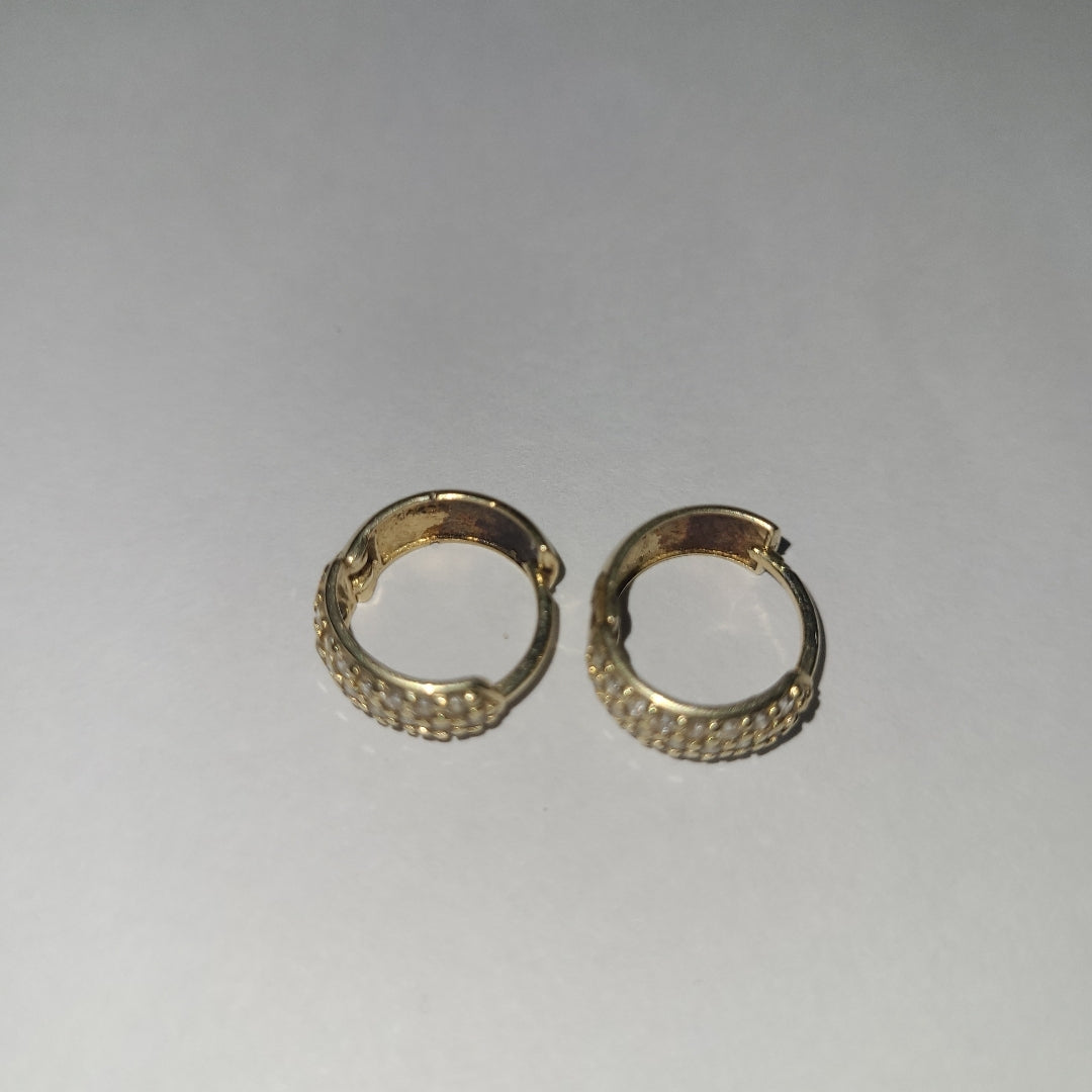 ARRACADAS PAR ORO 14 K 2.6 GRMS (SEMINUEVO)