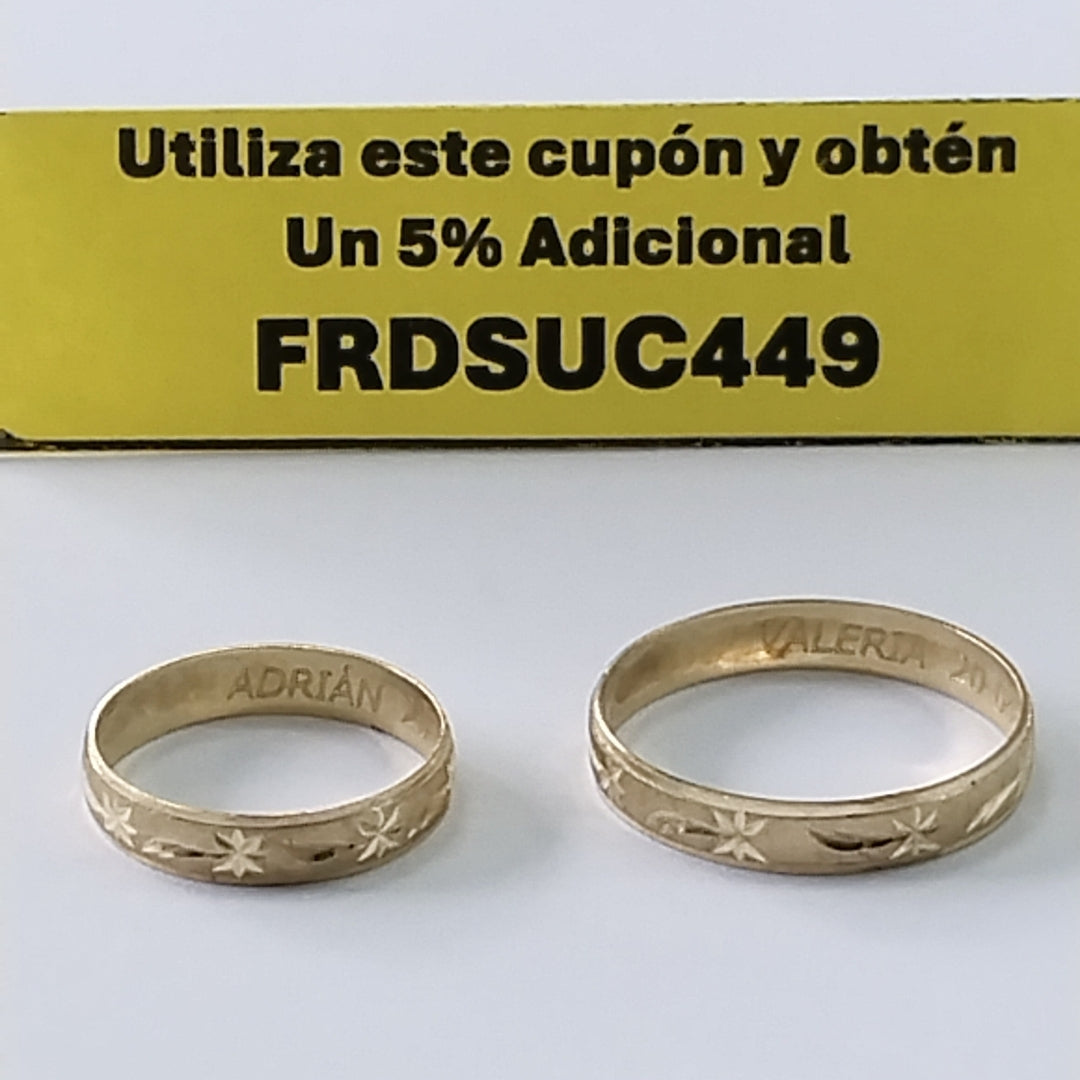 ARGOLLA ORO 14 K 3.1 GRMS (SEMINUEVO)