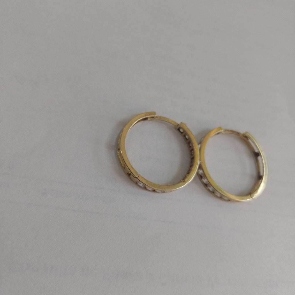 ARRACADAS PAR ORO 10 K 3.3 GRMS (SEMINUEVO)